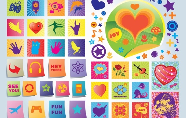 Fun Love Vector Icons