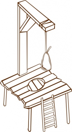 Gallows clip art