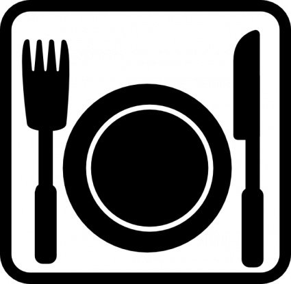 Geant Pictogram Restaurant clip art