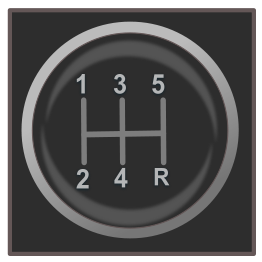 Gear Shift Knob Icon