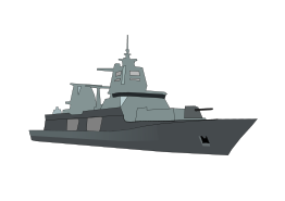 German Bundeswehr frigate