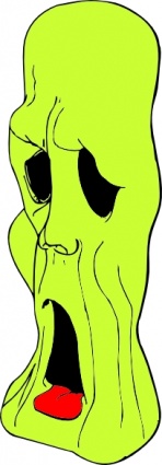 Ghoul Head clip art