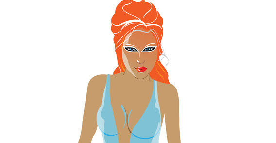 Ginger Girl free vector