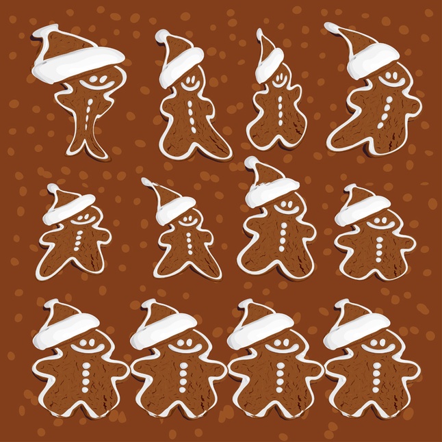 Gingerbread Man Vectors