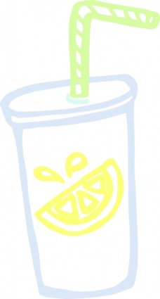 Glass Linda Kim Food Cartoon Beverages Lemonade Beverage