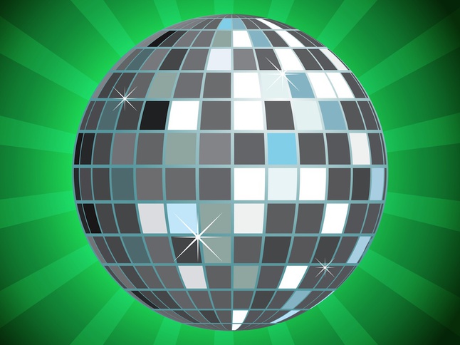 Glitter Ball Vector