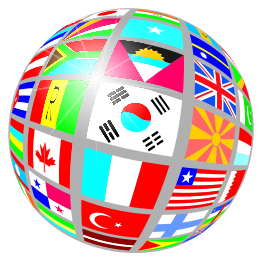 Globe Of Flags