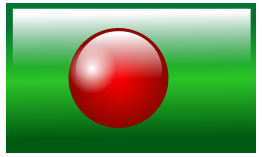 Glossy Bangladesh Flag II