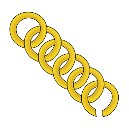 Gold Chain Of Round