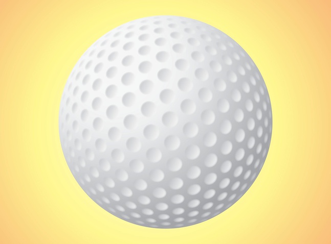 Golf Ball Vector