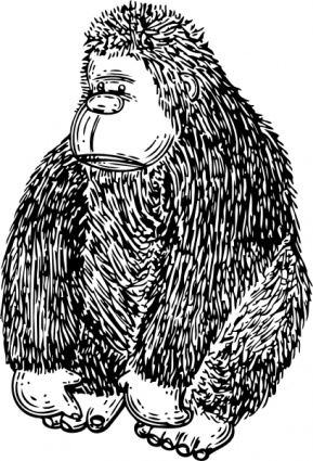 Gorilla clip art