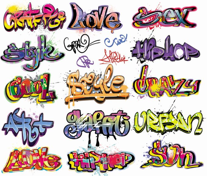 Graffiti Vector Free