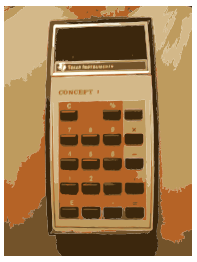 Grandma old TI Calculator