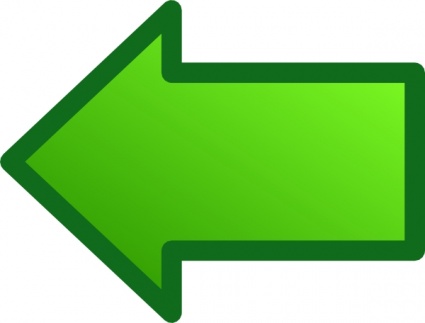 Green Arrows Set Left clip art