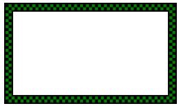 Green Checked Border