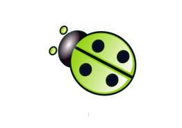 Green ladybug