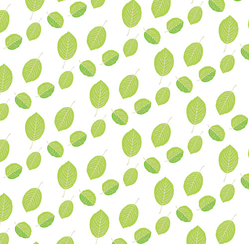 Green leaf or leaves pattern
