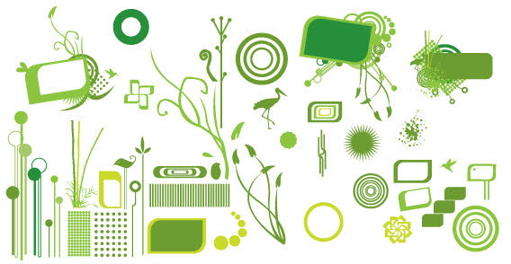 Green objects free vectors