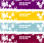 Grunge Banners