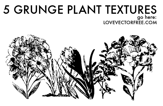 Grunge Plant Textures by LVF