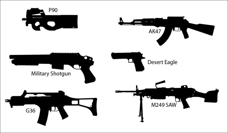 Gun Silhouettes