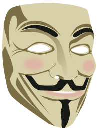 Guy Fawkes mask (3d)
