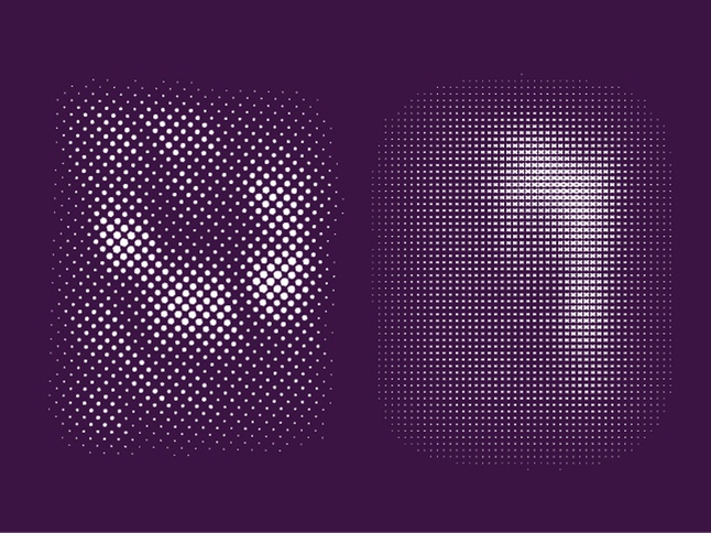 Halftone Vector Textures