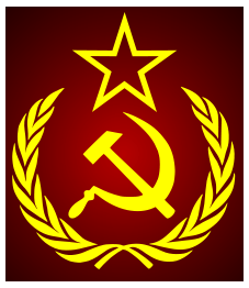 Hammer Sickle Star Wreath