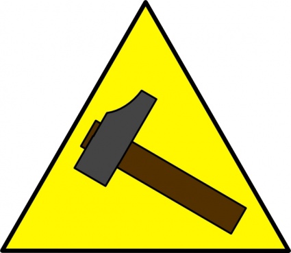 Hammer Sign clip art