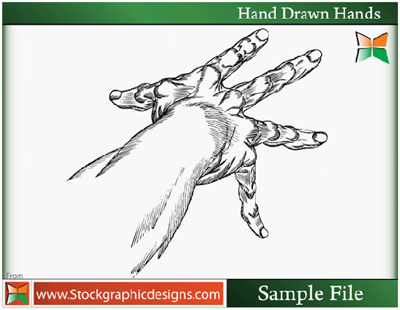 Hand Drawn Hands