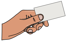 Hand With Card