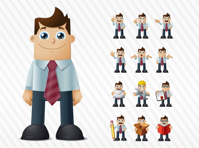 Happy Businessman Vector