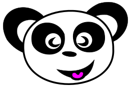 Happy Panda Face