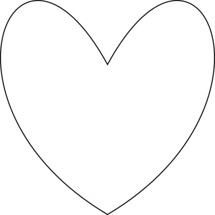 Heart Outline clip art