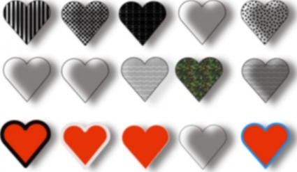 Hearts clip art