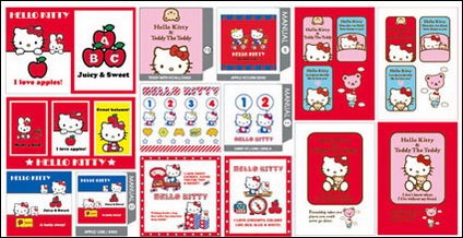 Hello kitty official Vector