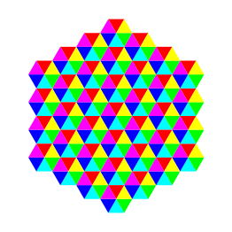 Hexagonal Triangle Tessellation