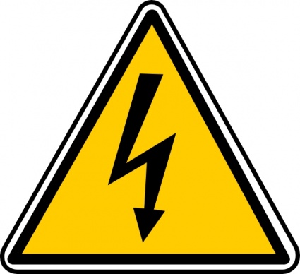 High Tension Danger clip art