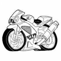 Honda VTR caricature