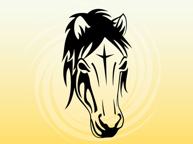 Horse Head Vector