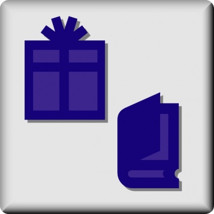 Hotel Icon Gift And Book Shop clip art