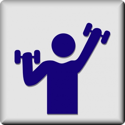 Hotel Icon Gym clip art