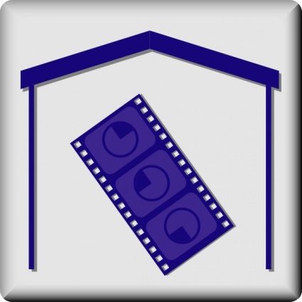 Hotel Icon In Room Movie clip art