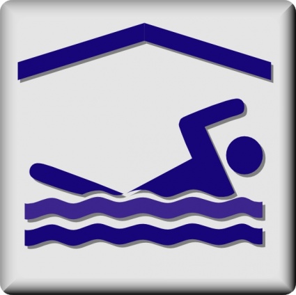 Hotel Icon Indoor Pool clip art