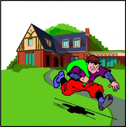 House Robbery clip art