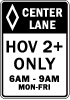 Hov Center Lane