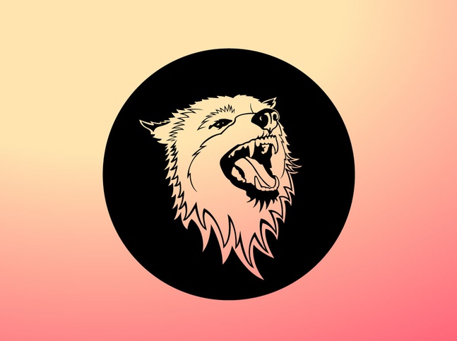 Howling Wolf Vector