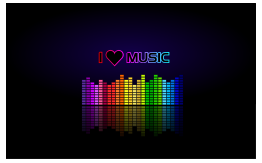 I LOVE MUSIC (Wallpaper)