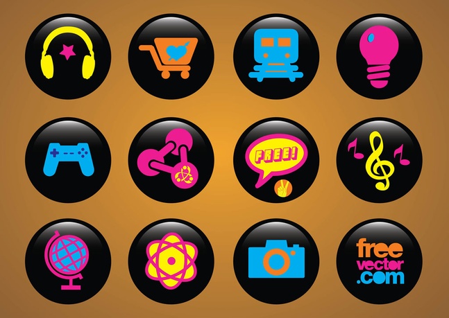 Icons Buttons