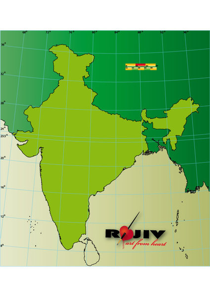 India map outline